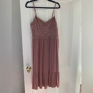 Maurice’s rose spaghetti strap dress.